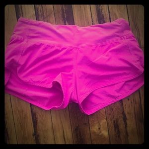 Lululemon speed shorts 6
